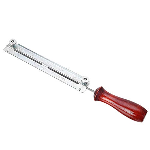 Monland 3/16 4.8mm Round Flat Sharpening Sharpener Force File Files Holder Handle Kit Chainsaw Chain Tools