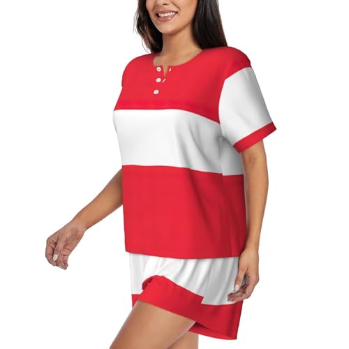 Pyjama imprimé drapeau autrichien idéal pour vos moments de détente estivale