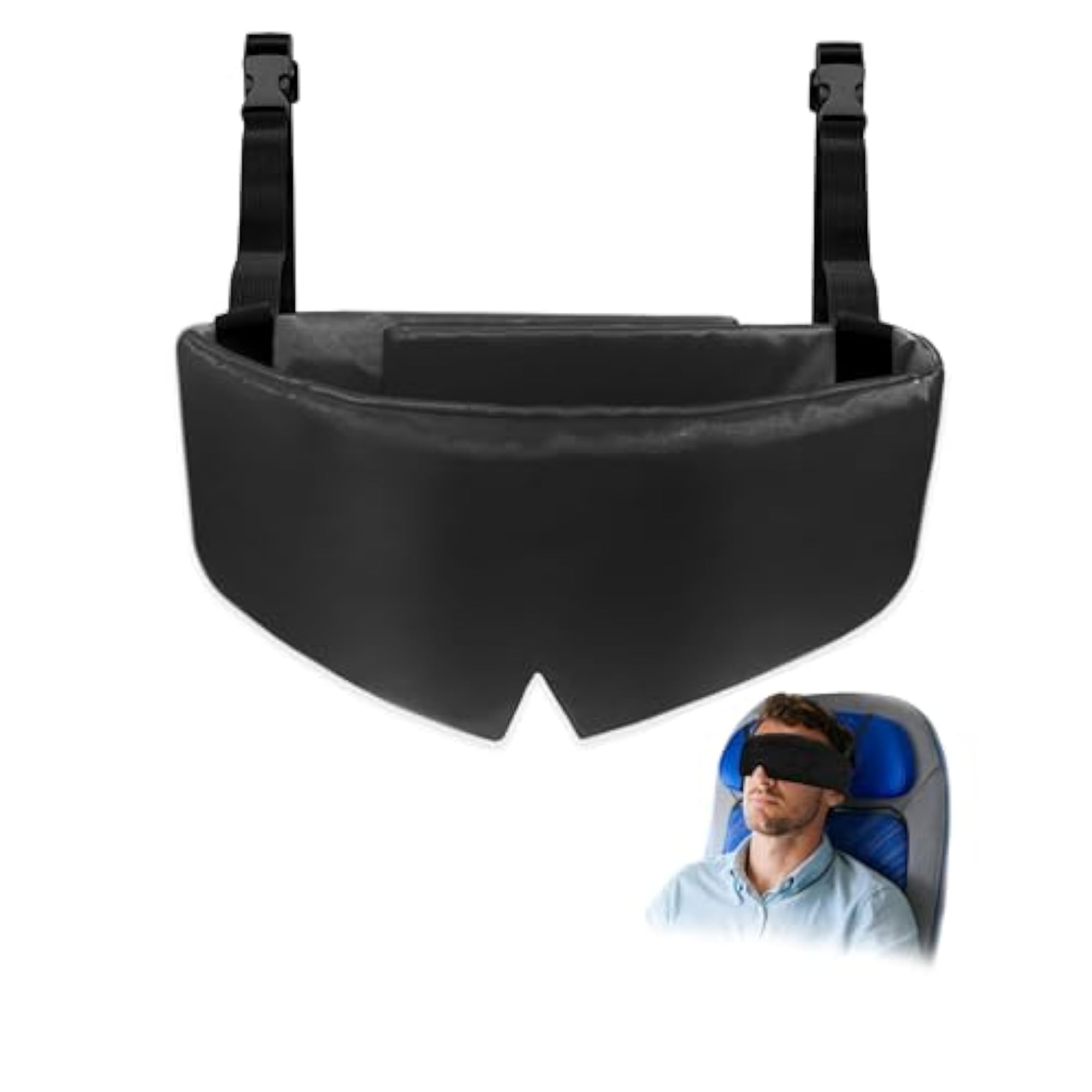 Travel Pillows for Airplanes, Neck Support, Silk Eye Mask