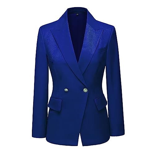 YUVUXE Women's Classic Fit Pink Solid Polyester Business Suit Set - Blazer & Pants - Working Women, Business Professionals2