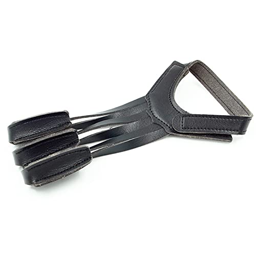 SHEANAON 3 Finger Lederschutz Bogenschießen Schießhandschuh Handschutz Recurve Bogenschutzausrüstung Compoundbogen Bogenschießen Schutzhandschuh Cover