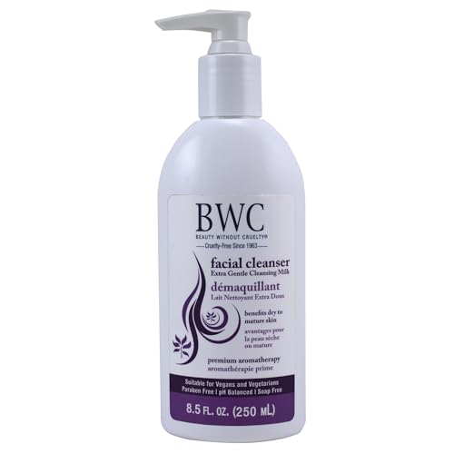 Beauty without Cruelty Facial Cleansing Milk, Extra Gentle, 8.5-Ounce