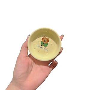 Trosiquanjia Creme Koala Keramikschüssel mit Rand