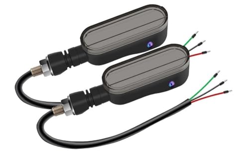 Intermitentes secuenciales moto con luz de freno trasera y proyeccion color universal
