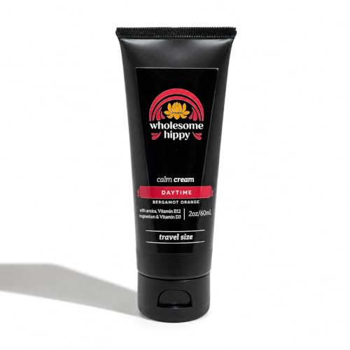 Wholesome Hippy Daytime All-Natural Magnesium Calm Cream with B12, 2 oz image 2