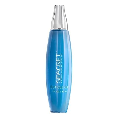 SEACRET Cuticle Oil with Dead Sea Minerals – Helps Strengthen the Nail, Cuticle Softener for Dry and Damaged Cuticles, Natural Nail Care with Vitamin E & Jojoba – Compact & Travel-Friendly (30ml) Cover