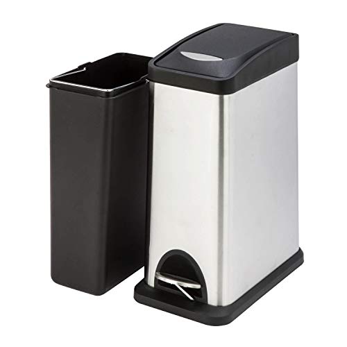 Caneca de Basura Rectangular 8L Acero Inoxidable miniatura 3