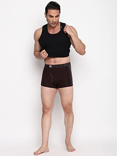 Image of RUPA FRONTLINE Colors Men's Front Open Athlefit Mini Trunks | Soft-Touch Cotton Stretch | Snug Fit | Breathable Fabric | Supporter Brief | Pack of 1