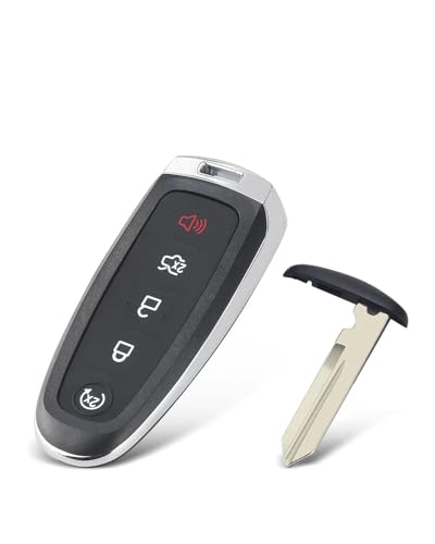 Coque de clé pour Ford Edge boîtier télécommande plip de remplacement 4 boutons