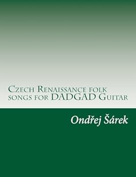 Paperback Czech Renaissance folk songs for DADGAD Guitar Book
