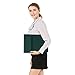 MOSISO Laptop Case 13 inch, 13 inch Laptop Sleeve Compatible with MacBook Air M4 M3 M2 M1 2025-2018 / Pro M2 M1 2025-2016, Faux Suede Leather Case with Small Bag, Peacock Green