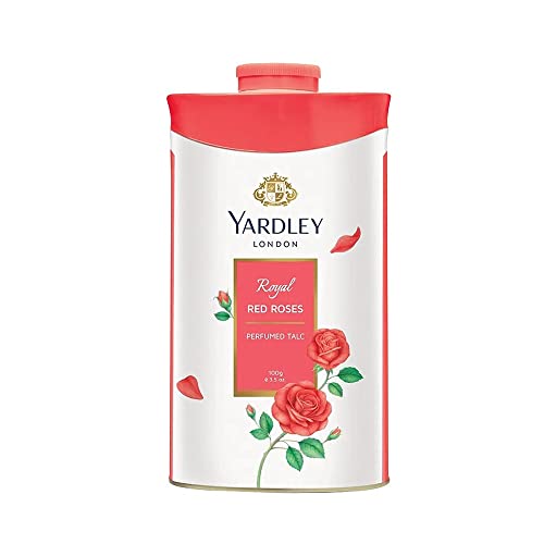Yardley London RED ROSE Perfumed Deodorizing Talc Talcum Powder 100gm by Yardley of London Cover