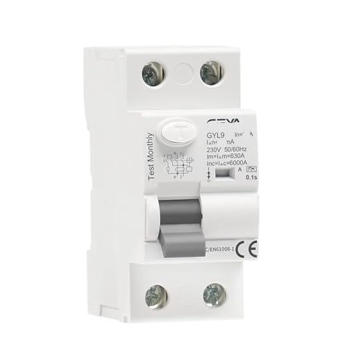 Interruptor diferencial Tipo A electromagnético AC 2 polos 40A 300mA para redes monofásicas