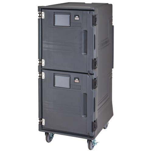 Pro Cart Ultra Hot Food Pan Carrier by Cambro – Stainless Steel,Polyethylene,Nylon, Black, Model PCUHH615