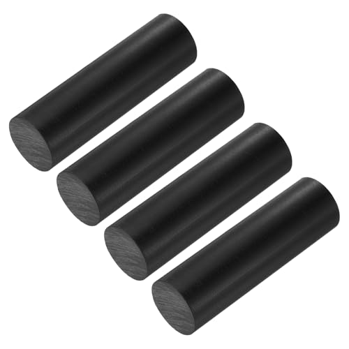 Image of MECCANIXITY ABS Plastic Rod Round Solid Bar 30 mm x 100 mm Black for DIY Model Material, Architectural Model Making, DIY Sand Table, Pack of 4