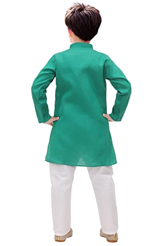 Image of KGN Boys Cotton Blend Regular Solid-Punjabi /Kurta Pajama Set | KGN07 |
