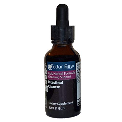 Cedar Bear Intestinal Cleanse for Kids a Liquid Herbal Supplement That Moderates The