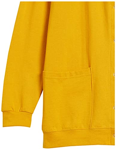 Image of AmeriMark Women Fleece Snap Button Cardigan Sweatshirt Coat - Ladies Soft Lightweight Warm Long Sleeve Jacket with Pockets