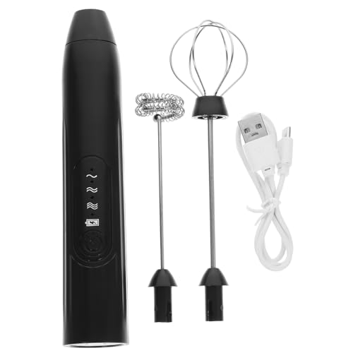 Cabilock Electric Handheld Mixer USB Rechargeable Egg Whisk with Mixer Heads Speed Kitchen Tool for Effortless Blending and Stirring for Desserts and Cooking
