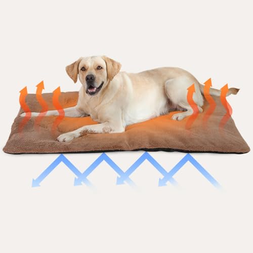 Manta Térmica Lavable a Máquina para Gatos y Perros - Cama Suave de Calentamiento Rápido y...