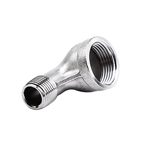 Gomito Riduttore Filettato 90° Acciaio Inox SS304 - Dimensioni Multiple, Per Tubi E Collegamenti Idraulici - Foto 6