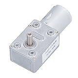Der Schneckengetriebemotor ist selbsthemmend, d. h. die Abtriebswelle dreht sich im stromlosen Zustand nicht.