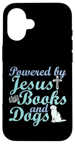 Desarrollado por Jesus Books and Dogs Christian Book Dog Lover Carcasa para iPhone 16