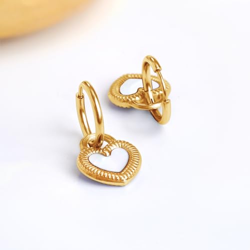 Image of Rubans Demi Fine Stainless Steel Hoop Earrings Daily Gift for Women & Girls