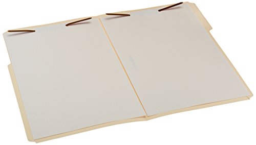 image for Amazon Basics Manila File Folders with Fasteners for Organized Filing,