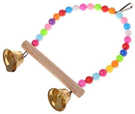 PetCeptual Playful Natural Wood Bird Hanging Swing Toy for Cage (B0BDXHFK4R) Amazon Price History, Amazon Price Tracker