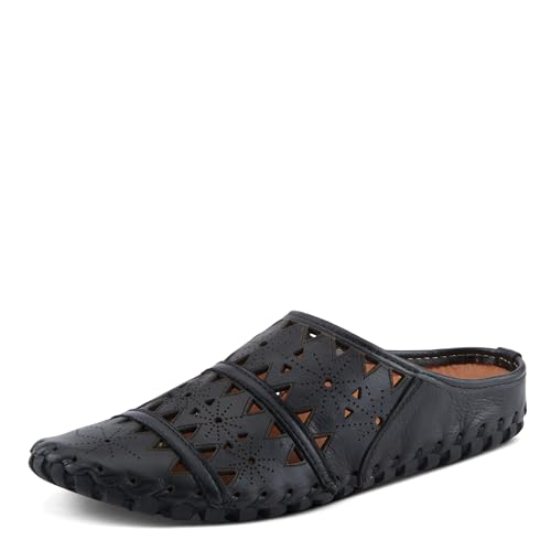 Image of Spring Step Fusalide Slip-On Shoes for Womens - Comfortable Slip-On Shoes with Rubber Outsole - Casual Leather Clogs for Women