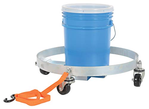 Vestil DRUM-QUAD-H Dolly multipropósito de acero miniatura 6