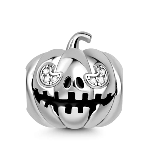 Image of GNOCE Witch Cauldron Pendant Charm,S925 Sterling Silver with Ruby Gemstones Dangle Charms Bead For Bracelets /Necklace Jewelry Gift For Women Girls Wife Daughter