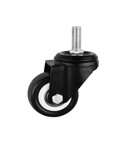 4 Pieces/lot 1.5 inch Screw Double Bearing Universal Wheel M8x25 Silent Furniture Legs