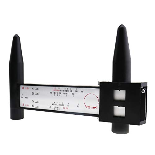 Create Idea Radschrauben-Mustermessgerät Handwerkzeug, schnelles Messen von 4 5 6 8 Löchern