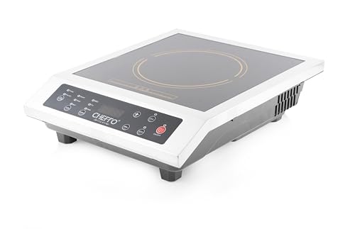 Image of Commercial induction Cooker, Table top 3500W, 220V, 50-60Hz, Power Stage - 8 levels, Product size; 425x350x110 mm