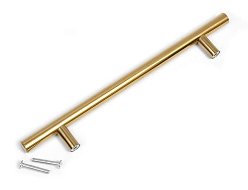 Maniglia a T con manopola finitura oro per cucina