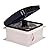 hurrventer Build-in Rain Shield RV Roof Fan Vent 10-speed 12V 14'' Reversible Manual Open with Tail