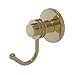 Allied Brass 920D Mercury Collection Dotted Accents Robe Hook, Unlacquered Brass