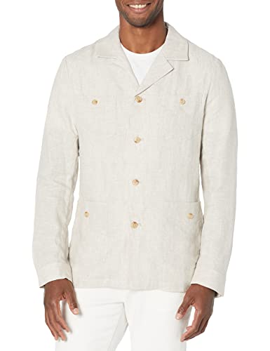 Cubavera mens Long Sleeve Linen Delave Guayabera Jacket