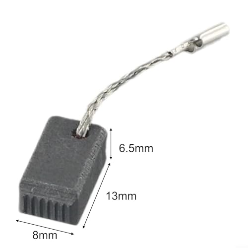 Miniatura 2 de Escobilla De Carbón De Repuesto Para Bosch Gws 7-100 Gws 7-115 Gws 7-125 Gop250ce Gws720, Material Duradero, Fácil Instalación, Apto Para Amoladora Angular, 2 Piezas De 6,5 X 8 X 13 Mm, Accesorios