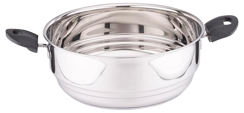Image of Coconut Stainless Steel Idli & Dhokla Steamer 4.5L | 20 Idli Capacity | Heavy Gauge | Induction & Gas Compatible | Sandwich Bottom | Multipurpose Steamer with SS Lid for Momos & Veggies