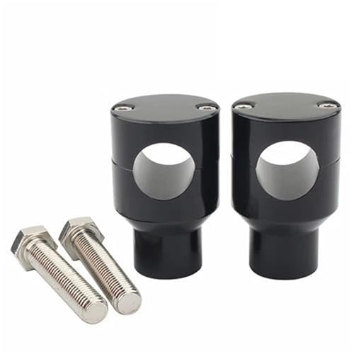 BDDXWSM Lenkererhöhung Für Suzuki Intruder Volusia Boulevard C50 Marauder 1600, Lenkererhöhungsklemmen, Up-Move-Adapter Lenkerlift(Schwarz,25mm)
