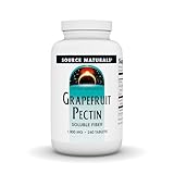 Source Naturals Grapefruit Pectin, Soluble Fiber - 1000 mg Dietary Supplement - 240 Tablets