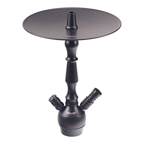 CRT | Shisha - MC-16 | Wasserpfeife mit Klickverschluss | Hookah Set | 47 cm | mit Silikonschlauch, Alumundstück… – Bild 3