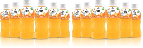 Image of Sapphire Poko Loko Orange Flavoured Fruit Juice Drink with Nata De Coco | Refreshing Fruit Drink filled with Natural Fruit Fibres, 300ml (Pack of 12)