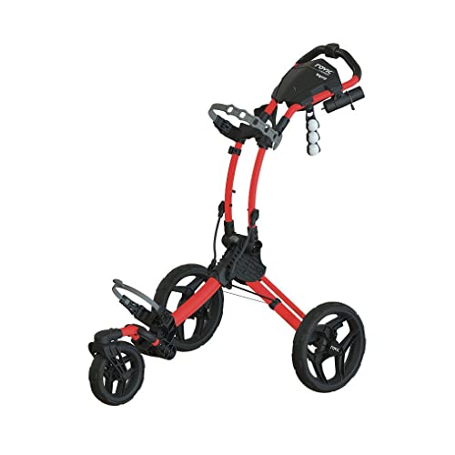 Rovic RV1S Carro Manual DE Golf, Adultos Unisex, Rojo/Negro, Talla única Cover