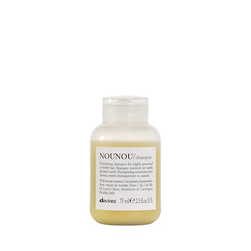 Davines LOVE Smoothing Shampoo Taming Anti-Frizz Gentle Cleansing Action for Wavy Unruly Coarse Hair - Gives Shine Elasticity Softness & Sleek Look with Olive Extract Travel Size 2.54 Fl Oz