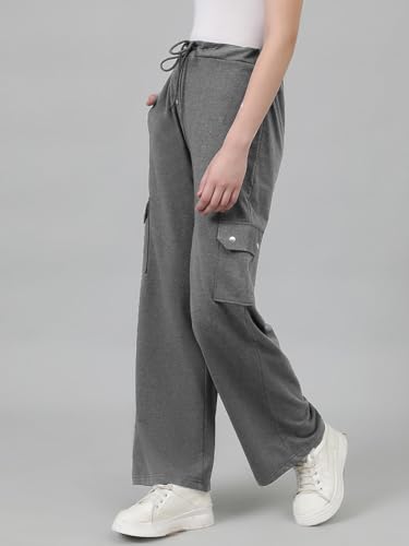 Image of KOTTY High-Waisted Women's Jogger Pants|Athletic Track Pants with Elastic Waistband|Ideal for Gym, Walking, and Travel