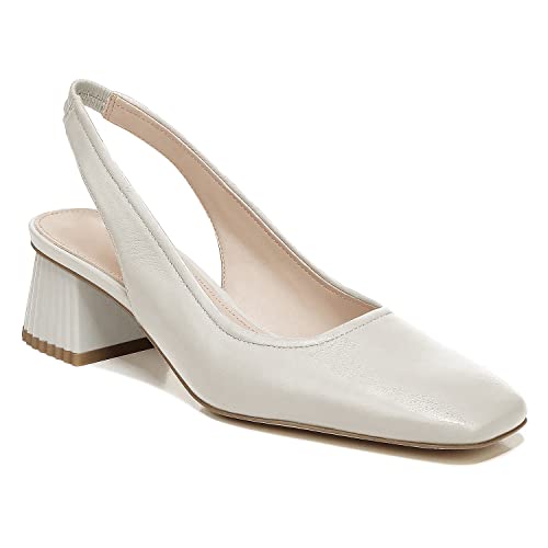 Image of Juliet Holy Women's Slingback Low Chunky Heels Pumps Closed Square Toe Block Heel Slip On Party Dress Work Shoes